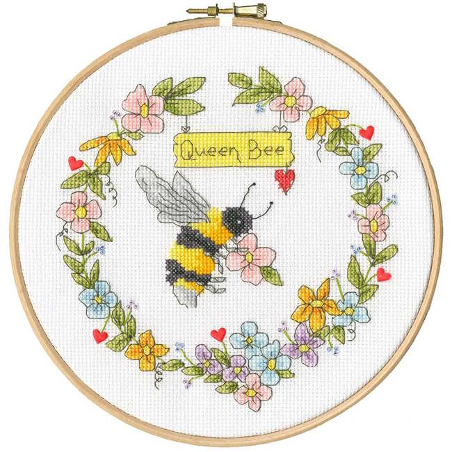 Queen Bee Cross Stitch Kit By Bothy Threads