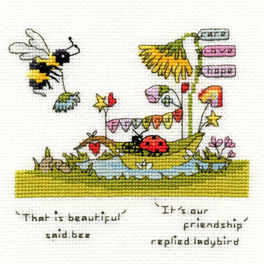 Beautiful Friendship Cross Stitch Kit By Bothy Threads