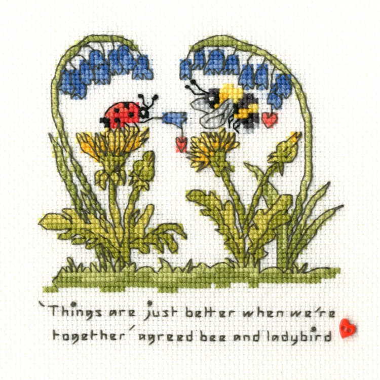 Better Together Cross Stitch Kit By Bothy Threads