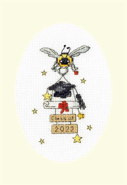 Could Not Bee Prouder Cross Stitch Card Kit By Bothy Threads