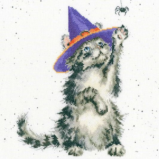 The Witch's Cat Cross Stitch Kit By Bothy Threads