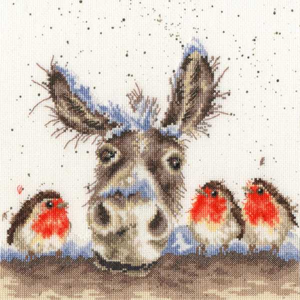 Christmas Donkey Cross Stitch Kit By Bothy Threads