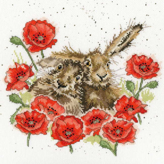 Love in the Hare Cross Stitch Kit By Bothy Threads