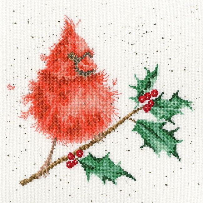 Festive Feathers Cross Stitch Kit By Bothy Threads
