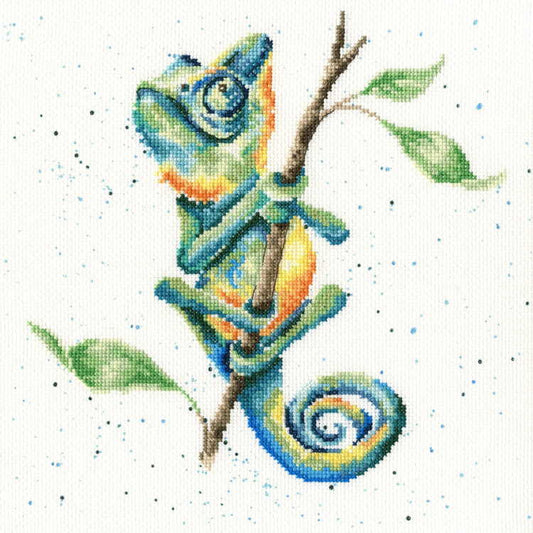 One in a Chameleon Cross Stitch Kit By Bothy Threads