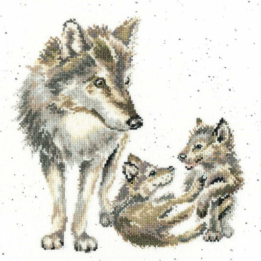 Wolf Pack Cross Stitch Kit By Bothy Threads