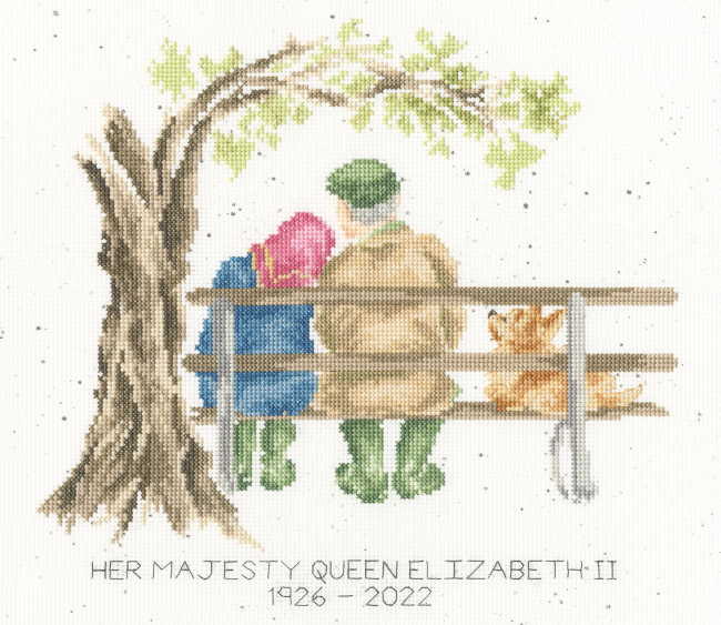 Her Majesty The Queen Cross Stitch Kit By Bothy Threads