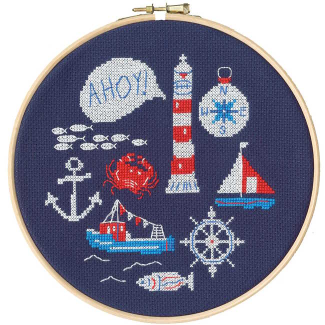 Ahoy Cross Stitch Kit By Bothy Threads
