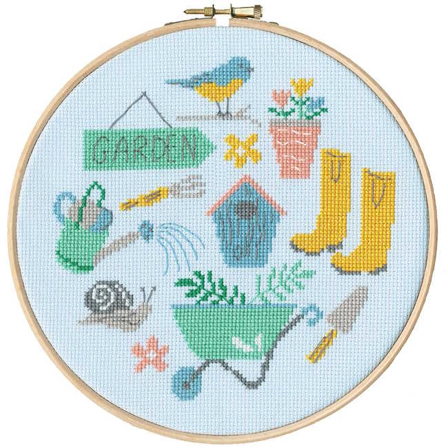 Garden Cross Stitch Kit By Bothy Threads