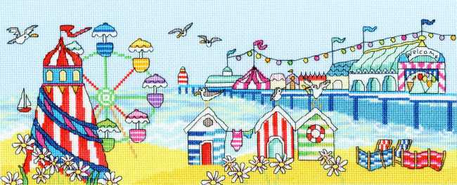 Pier Fun Cross Stitch Kit By Bothy Threads