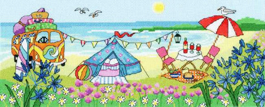 Glamping Fun Cross Stitch Kit By Bothy Threads