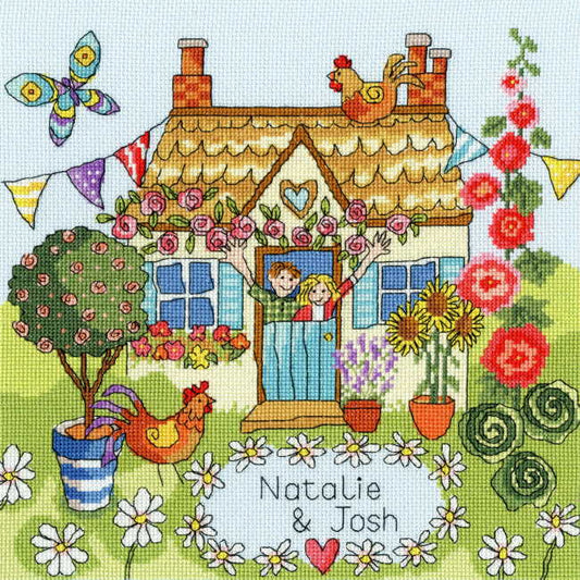 Our House Cross Stitch Kit By Bothy Threads