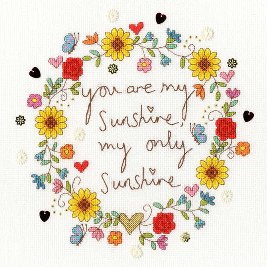 Love Sunshine Cross Stitch Kit By Bothy Threads