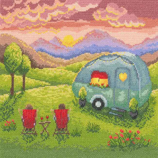 Our Happy Place Lucy Pittaway Cross Stitch Kit By Bothy Threads