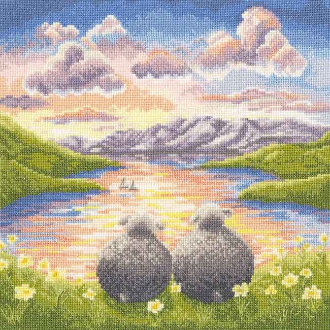 Love and Light Lucy Pittaway Cross Stitch Kit By Bothy Threads