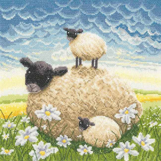 Double Trouble Lucy Pittaway Cross Stitch Kit By Bothy Threads