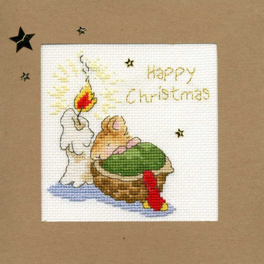 First Christmas Cross Stitch Christmas Card Kit by Bothy Threads