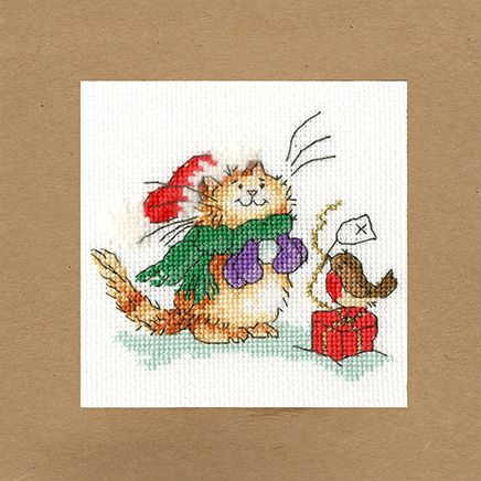 Just For You Cross Stitch Christmas Card Kit by Bothy Threads