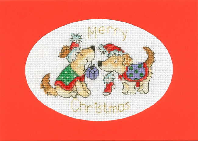 Christmas Treats Cross Stitch Christmas Card Kit by Bothy Threads