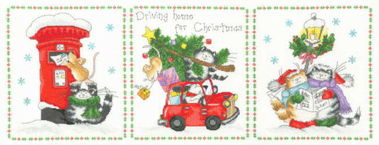 Driving Home for Christmas Cross Stitch Kit by Bothy Threads