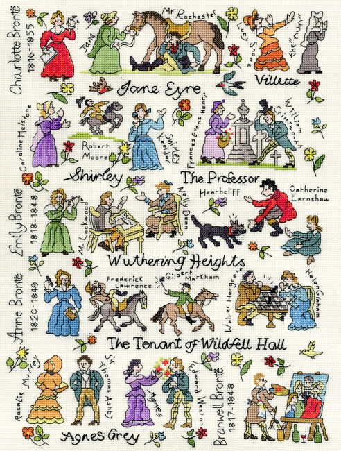 Brontes Cross Stitch Kit By Bothy Threads