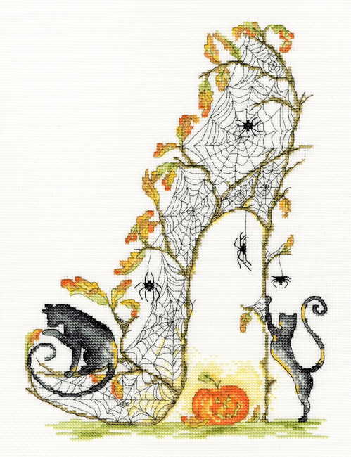 Gossamer Slipper Cross Stitch Kit By Bothy Threads