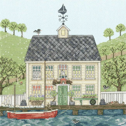 The Captains House Cross Stitch Kit By Bothy Threads