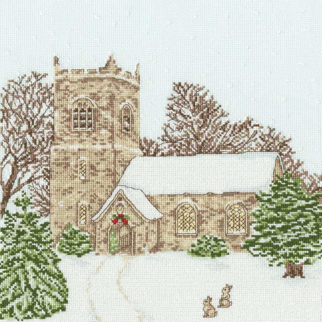 Country Church Cross Stitch Kit By Bothy Threads