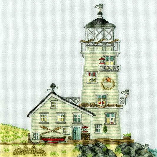 New England The Lighthouse Cross Stitch Kit By Bothy Threads