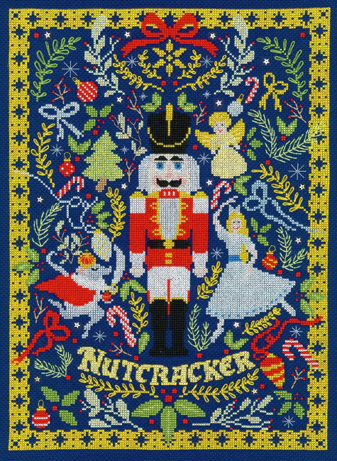 The Christmas Nutcracker Cross Stitch Kit By Bothy Threads