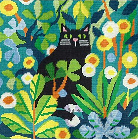 Black Cat Tapestry Kit By Heritage Crafts