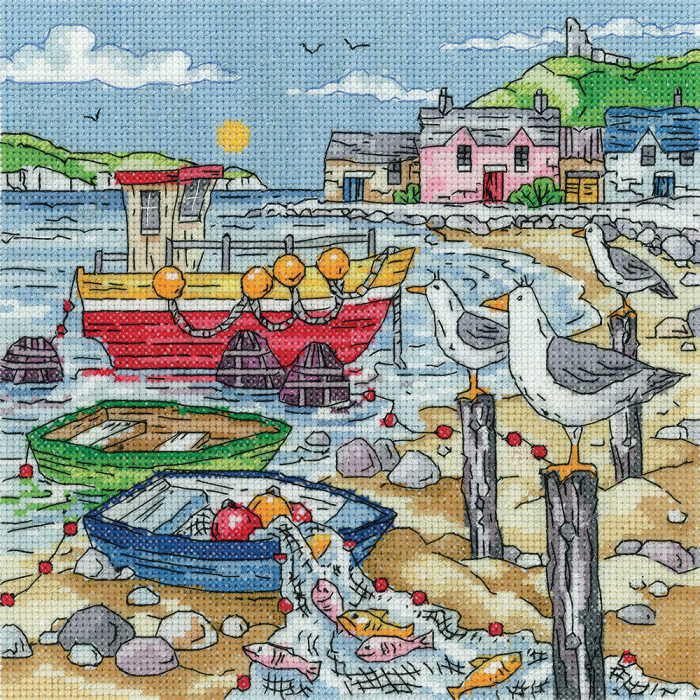 Bay Watching Cross Stitch Kit by Heritage Crafts
