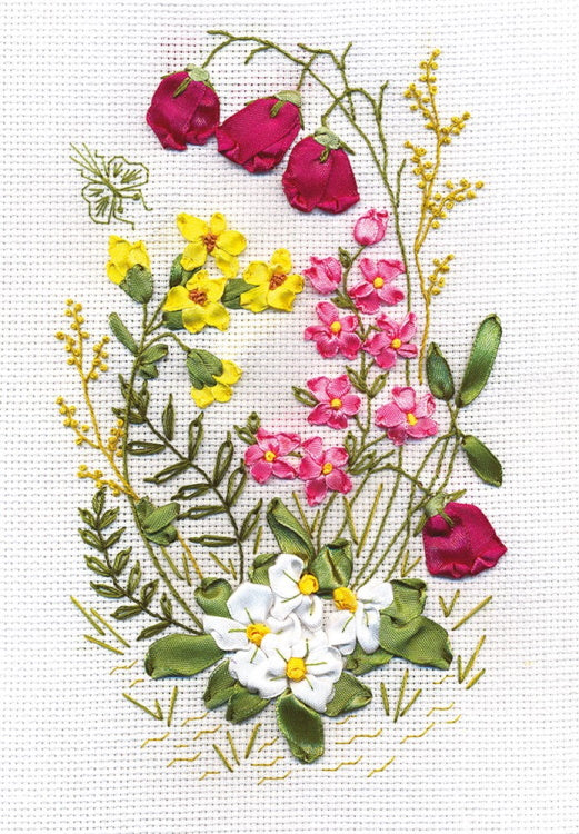 Woodland Fantasy Ribbon Embroidery Kit by PANNA