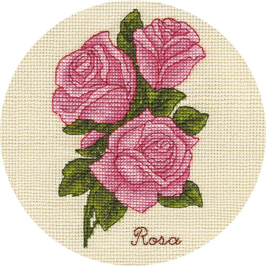 Small Bunch of Roses Cross Stitch Kit by PANNA