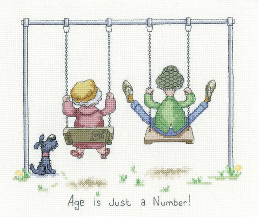 Just A Number Cross Stitch Kit by Heritage Crafts