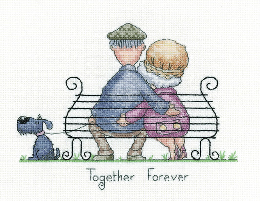 Together Forever Cross Stitch Kit by Heritage Crafts