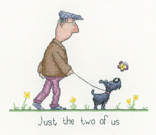 The Two of Us Cross Stitch Kit by Heritage Crafts