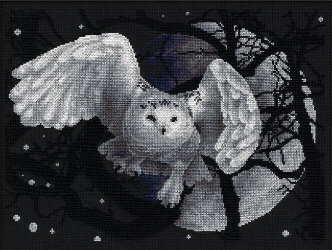 Snowy Owl Cross Stitch Kit by PANNA