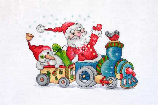 Christmas Travel Cross Stitch Kit by Merejka