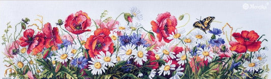 Field Beauties Cross Stitch Kit by Merejka