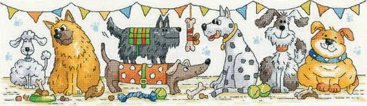Dog Show Cross Stitch Kit by Heritage Crafts