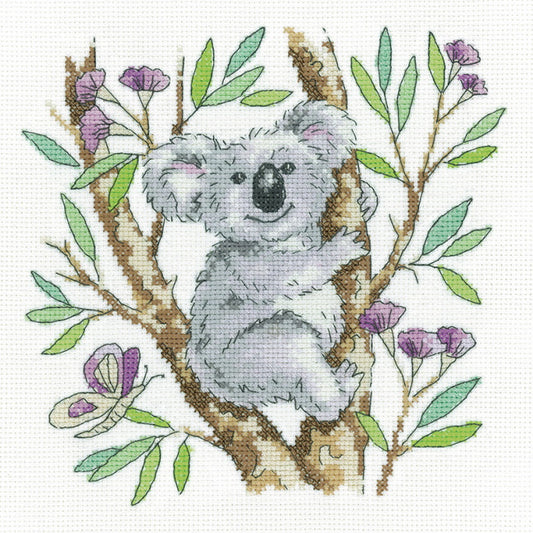 Koala Cross Stitch Kit by Heritage Crafts