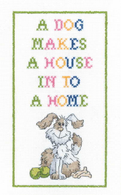 House Into a Home Cross Stitch Kit by Heritage Crafts