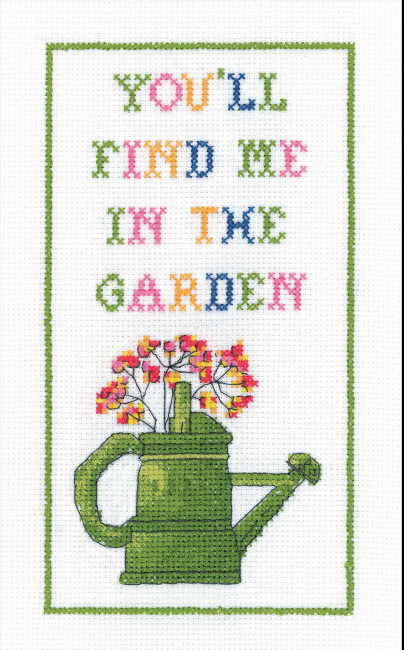 In The Garden Cross Stitch Kit by Heritage Crafts
