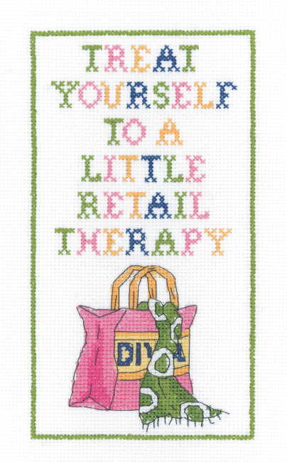 Treat Yourself Cross Stitch Kit by Heritage Crafts