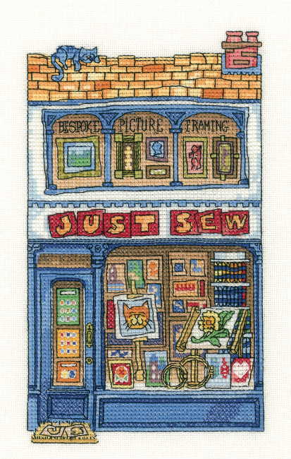 Just Sew Cross Stitch Kit by Heritage Crafts