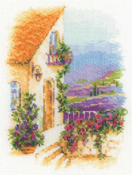 Provence Street Cross Stitch Kit By RIOLIS