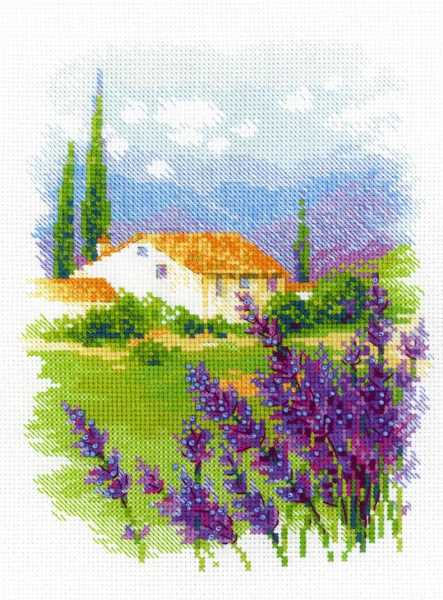 Farm in Provence Cross Stitch Kit By RIOLIS