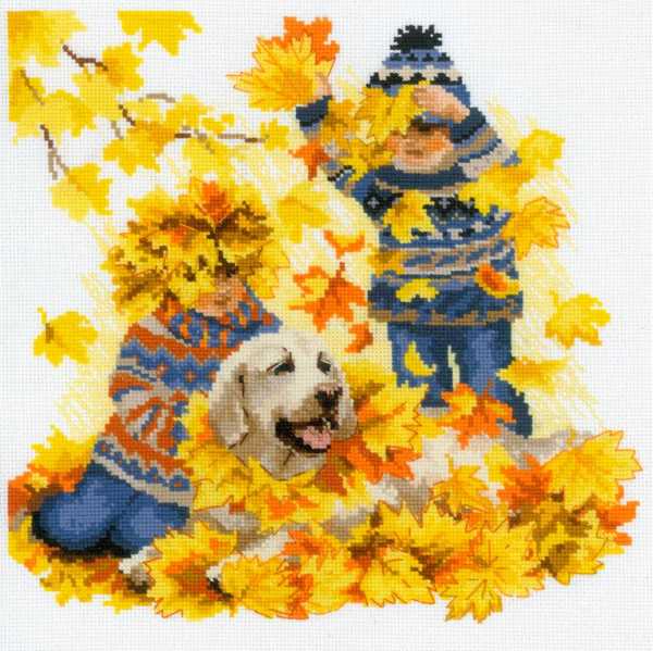 Autumn Holidays Cross Stitch Kit By RIOLIS