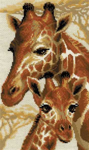 Giraffes Cross Stitch Kit By RIOLIS